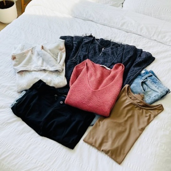 Free People Tops - Closet Refresh - 6 Piece Multi-Brand Bundle - Mixed Size Clothing Lot Capsule